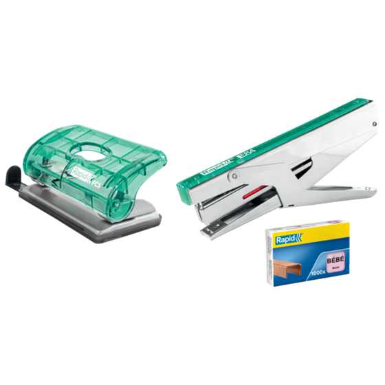 Mini Taladro Rapid Colour'Breeze Fc5 Verde 10 Hojas