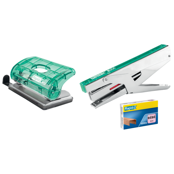 Mini Taladro Rapid Colour'Breeze Fc5 Verde 10 Hojas