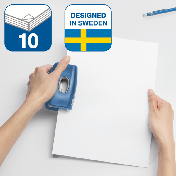 Mini Taladro Fc10 Rapid Azul 10 Hojas