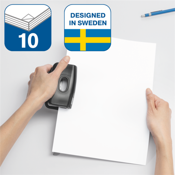 Mini Taladro Fc10 Rapid Negro 10 Hojas