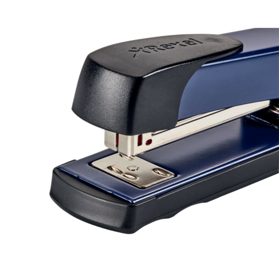 Grapadora Metálica De Media Carga Rexel Meteor Capacidad 20 Hojas Azul