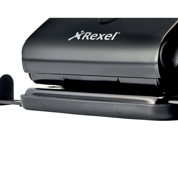 Taladro Metálico Rexel De 4 Punzones V412 Capacidad 12 Hojas Negro