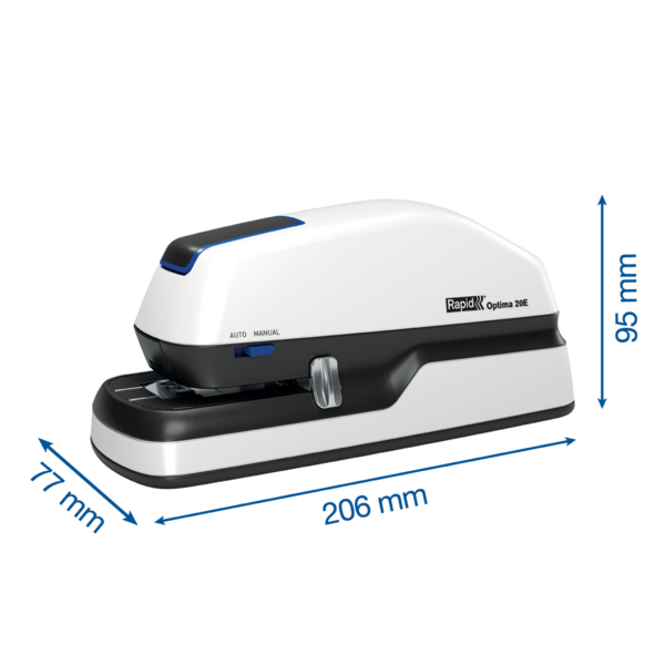 Grapadora Eléctrica Sin Contacto Optima 20E De Rapid Blanco