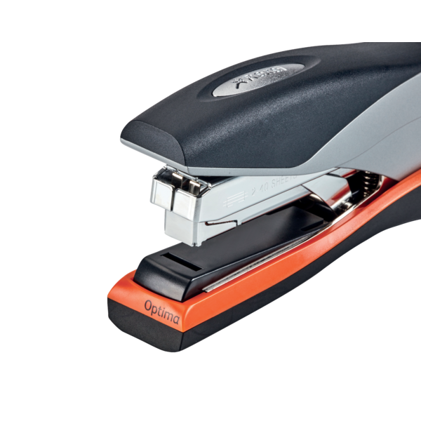 Grapadora Gran Capacidad Sin Esfuerzo Y Grapado Plano Rexel Optima 40 Capacidad 40 Hojas Plata