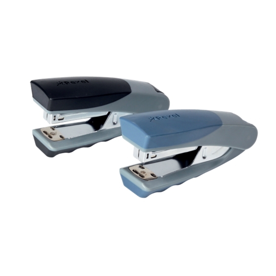 Grapadora De Media Carga Centor En Plata/Negro Negro