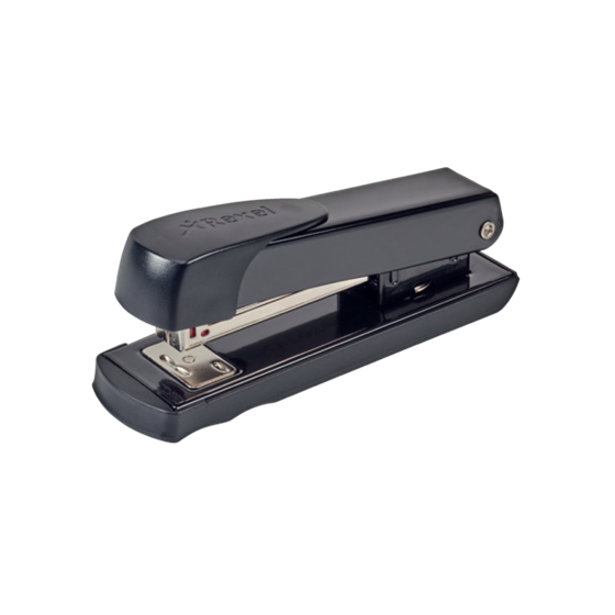 Grapadora Metálica De Media Carga Rexel Meteor Capacidad 20 Hojas Negro