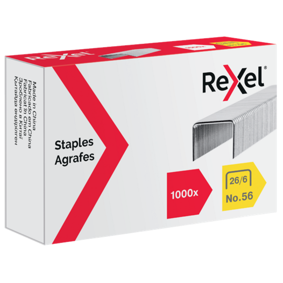 Grapas Rexel No. 56 (26/6) - Caja De 1000 