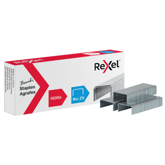 Grapas Rexel No. 25 - Caja De 1500 