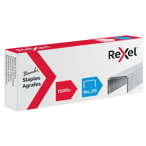 Grapas Rexel No. 25 - Caja De 1500 