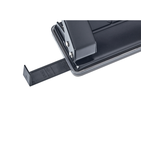 Taladro Metálico De 2 Agujeros Rexel Student Negro