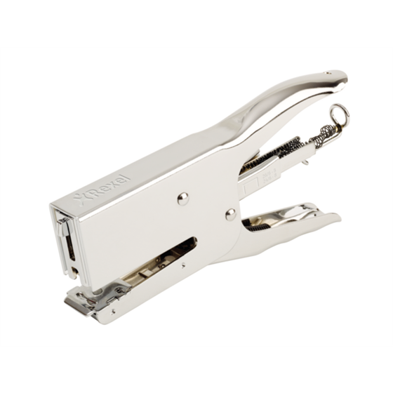 Grapadora Metálica De Tenaza Rexel Office 56 Capacidad 40 Hojas Plata