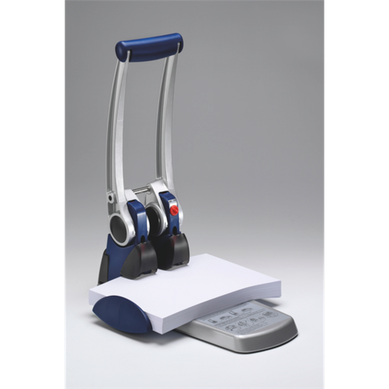 Taladro Gran Capacidad De 2 Punzones Rexel Hd2300X Capacidad 300 Hojas Plata