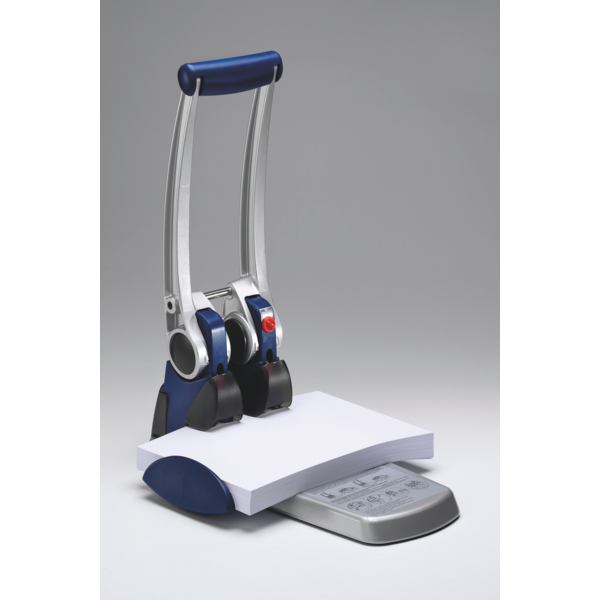 Taladro Gran Capacidad De 2 Punzones Rexel Hd2300X Capacidad 300 Hojas Plata