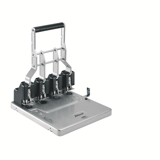 Taladro Gran Capacidad De 4 Punzones Rexel Hd4150 Capacidad 150 Hojas Plata