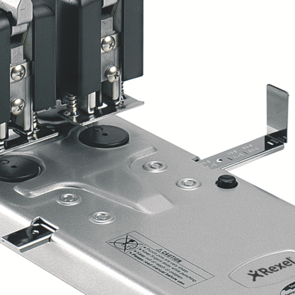 Taladro Gran Capacidad De 2 Punzones Rexel Hd2150 Capacidad 150 Hojas Plata