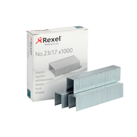 Grapas Rexel No. 23/17 - Caja De 1000 