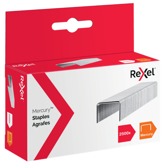 Grapas Rexel Mercury  Acero - Caja De 2500 