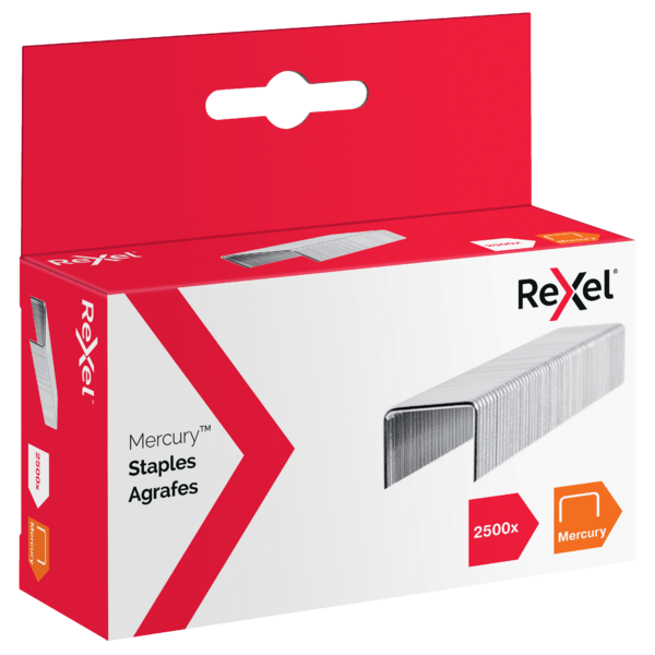 Grapas Rexel Mercury  Acero - Caja De 2500 