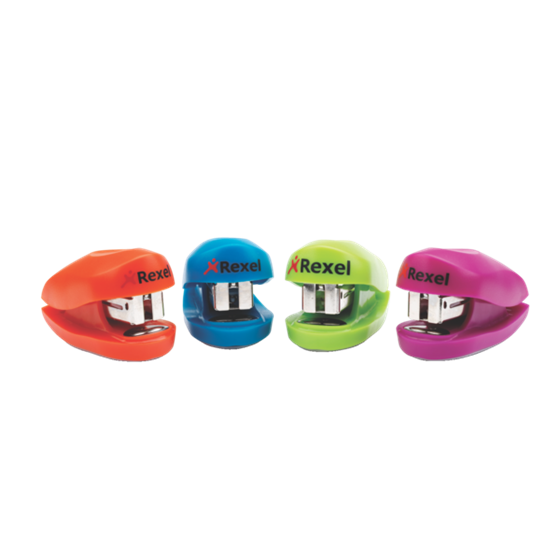 Grapadora Rexel Buddy De Plástico Capacidad 10 Hojas Colores Surtidos Surtidos
