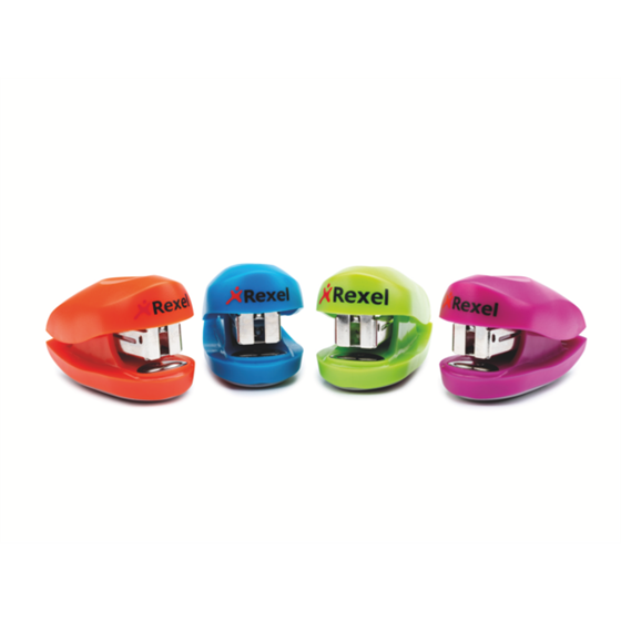 Grapadora Rexel Buddy De Plástico Capacidad 10 Hojas Colores Surtidos Surtidos