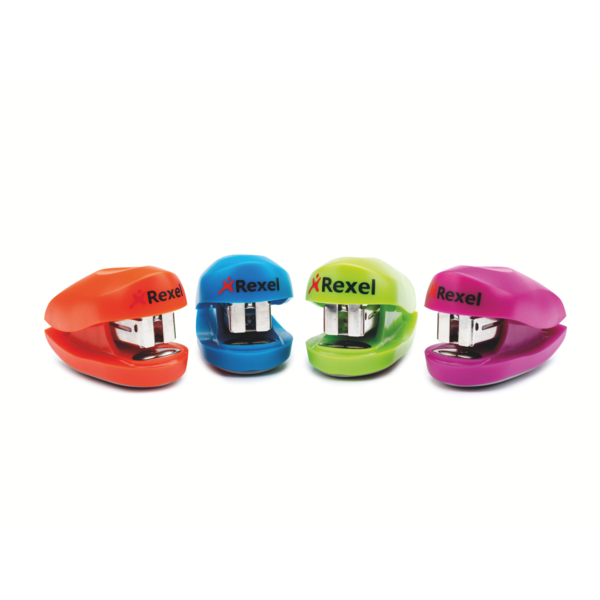 Grapadora Rexel Buddy De Plástico Capacidad 10 Hojas Colores Surtidos Surtidos
