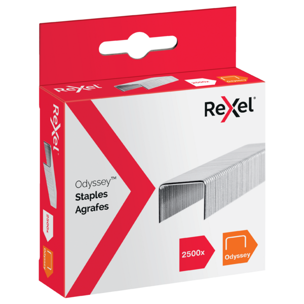 Caja De 2500 Grapas Rexel Odyssey Galvanizadas 