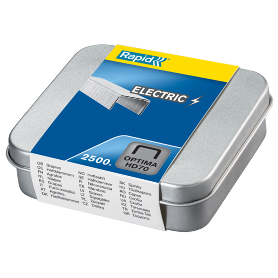 Grapas Optima Hd70 De Rapid Plata
