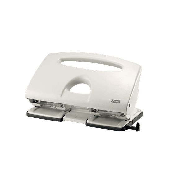 Taladro De 4 Orificios Mod. 505 De Petrus Gris 4 Mm/40 Hojas (Papel 80 Grs.)