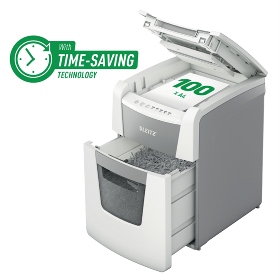 Destructora Automática Para Pequeña Oficina Leitz Iq 100 Autofeed P5