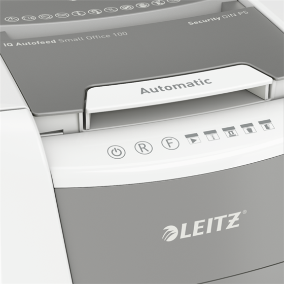 Destructora Automática Para Pequeña Oficina Leitz Iq 100 Autofeed P5