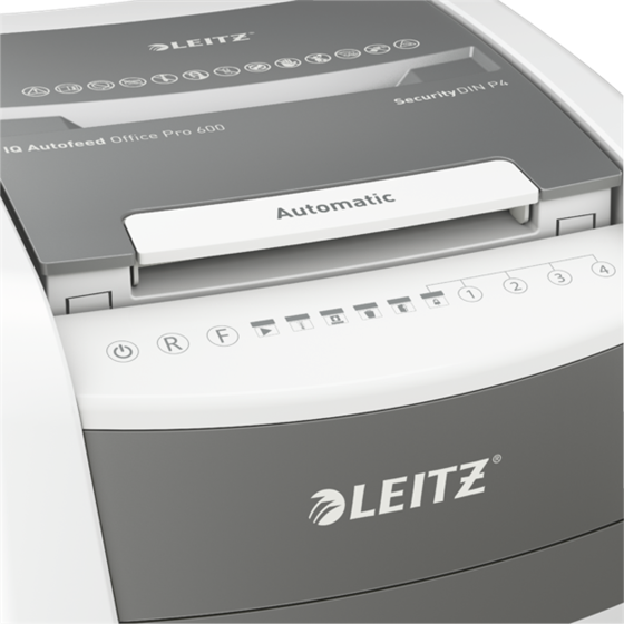 Destructora Automática Para Oficina Leitz Iq 600 Pro Autofeed P4