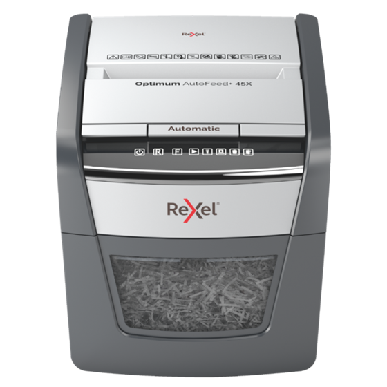 Destructora Automática Rexel Optimum Autofeed 45X De Corte En Partículas