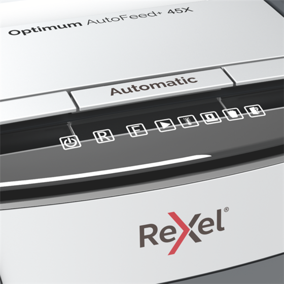 Destructora Automática Rexel Optimum Autofeed 45X De Corte En Partículas