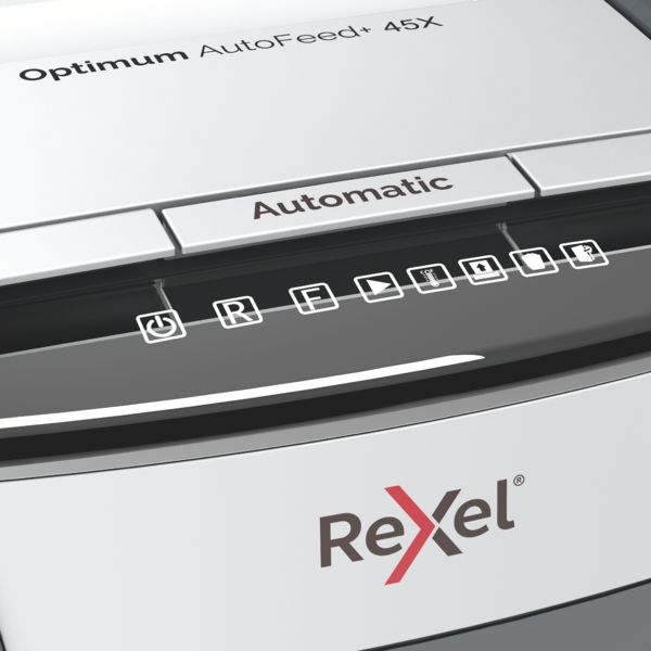 Destructora Automática Rexel Optimum Autofeed 45X De Corte En Partículas