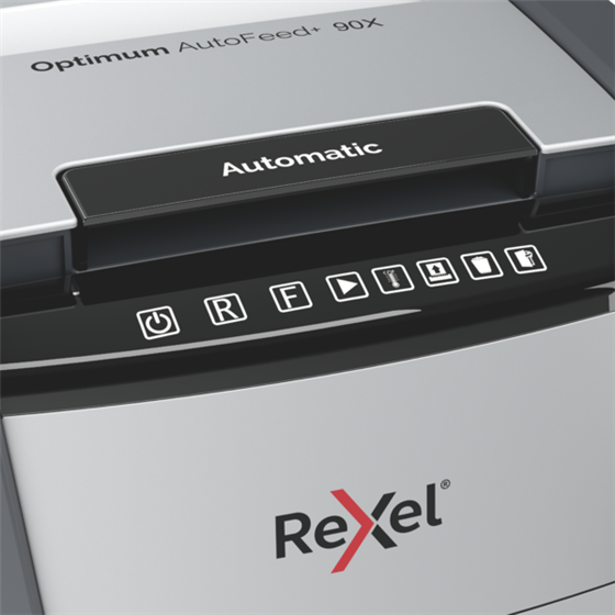 Destructora Automática Rexel Optimum Autofeed 90X De Corte En Partículas
