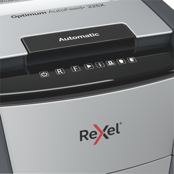 Destructora Automática Rexel Optimum Autofeed 225X De Corte En Partículas