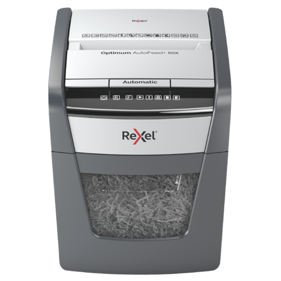 Destructora Automática Rexel Optimum Autofeed 50X De Corte En Partículas