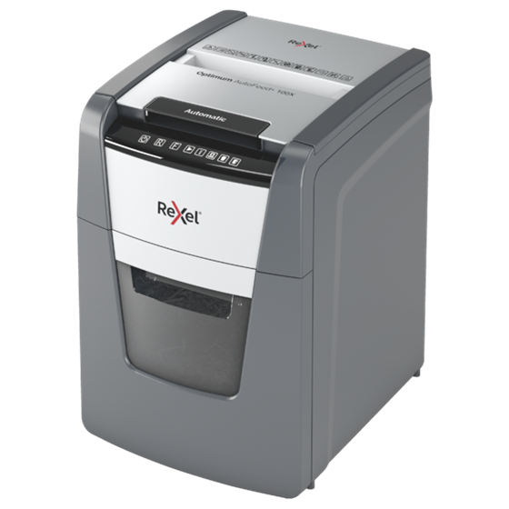 Destructora Automática Rexel Optimum Autofeed 100X De Corte En Partículas