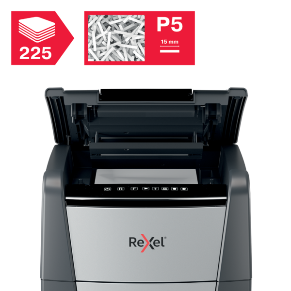 Destructora Automática Rexel Optimum Autofeed 225M De Microcorte