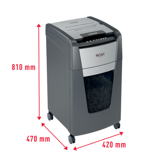 Destructora Automática Rexel Optimum Autofeed 225M De Microcorte
