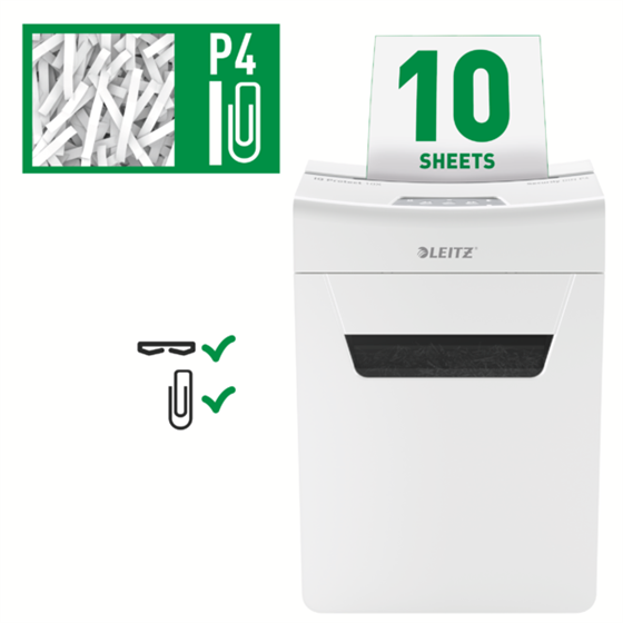 Destructora De Papel Leitz Iq Protect Premium 10X