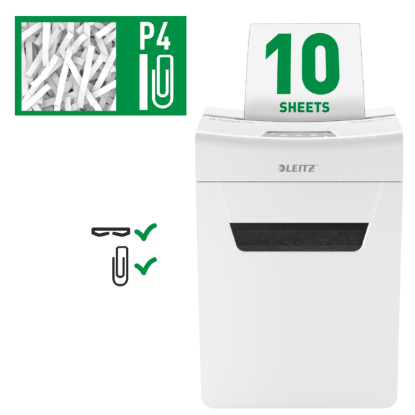Destructora De Papel Leitz Iq Protect Premium 10X