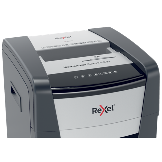 Rexel Momentum Extra Xp418+ Destructora De Papel De Corte En Partículas Sin Atascos