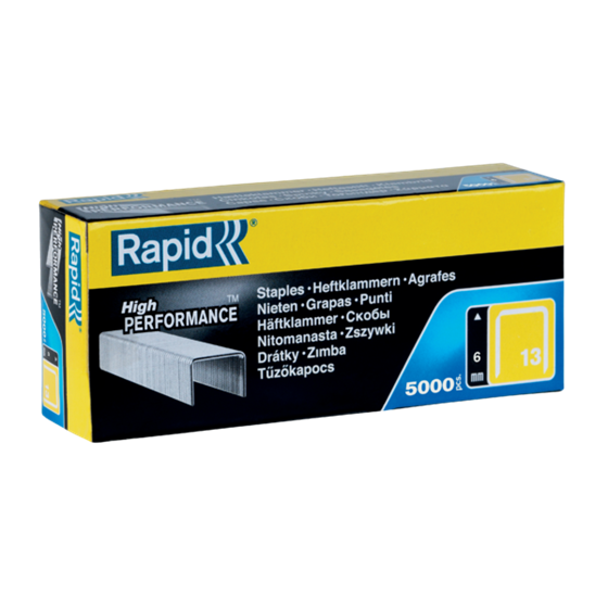 Grapas Finas 6 mm. Nº 13 Caja x5000