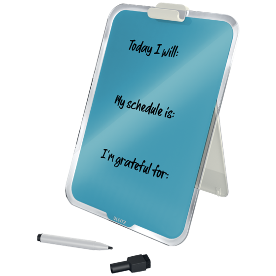 Atril De Cristal De Sobremesa Leitz Cosy Azul Calma