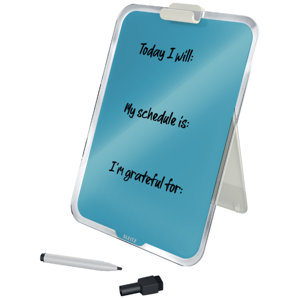 Atril De Cristal De Sobremesa Leitz Cosy Azul Calma