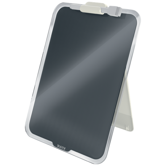 Atril De Cristal De Sobremesa Leitz Cosy Gris Terciopelo