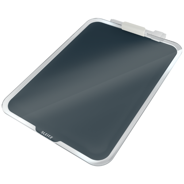 Atril De Cristal De Sobremesa Leitz Cosy Gris Terciopelo