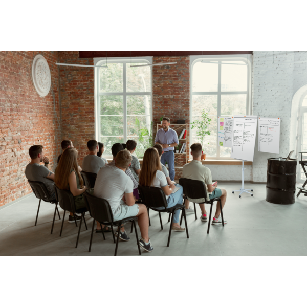 Atril Móvil Nano Clean™ Classic De Nobo Con Brazos Extensibles Blanco