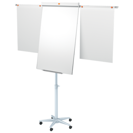 Atril Móvil Nano Clean™ Classic De Nobo Con Brazos Extensibles Blanco